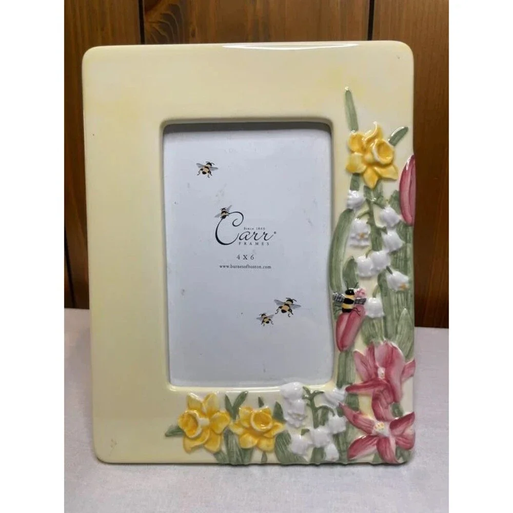 Carr Frames ceramic photo frame 4x6 in